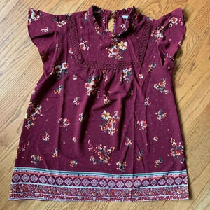 **NEW MINE Floral Print Top